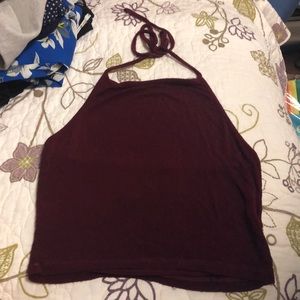 Brandy Melville red halter tank